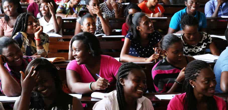 Female students at the University of Ghana